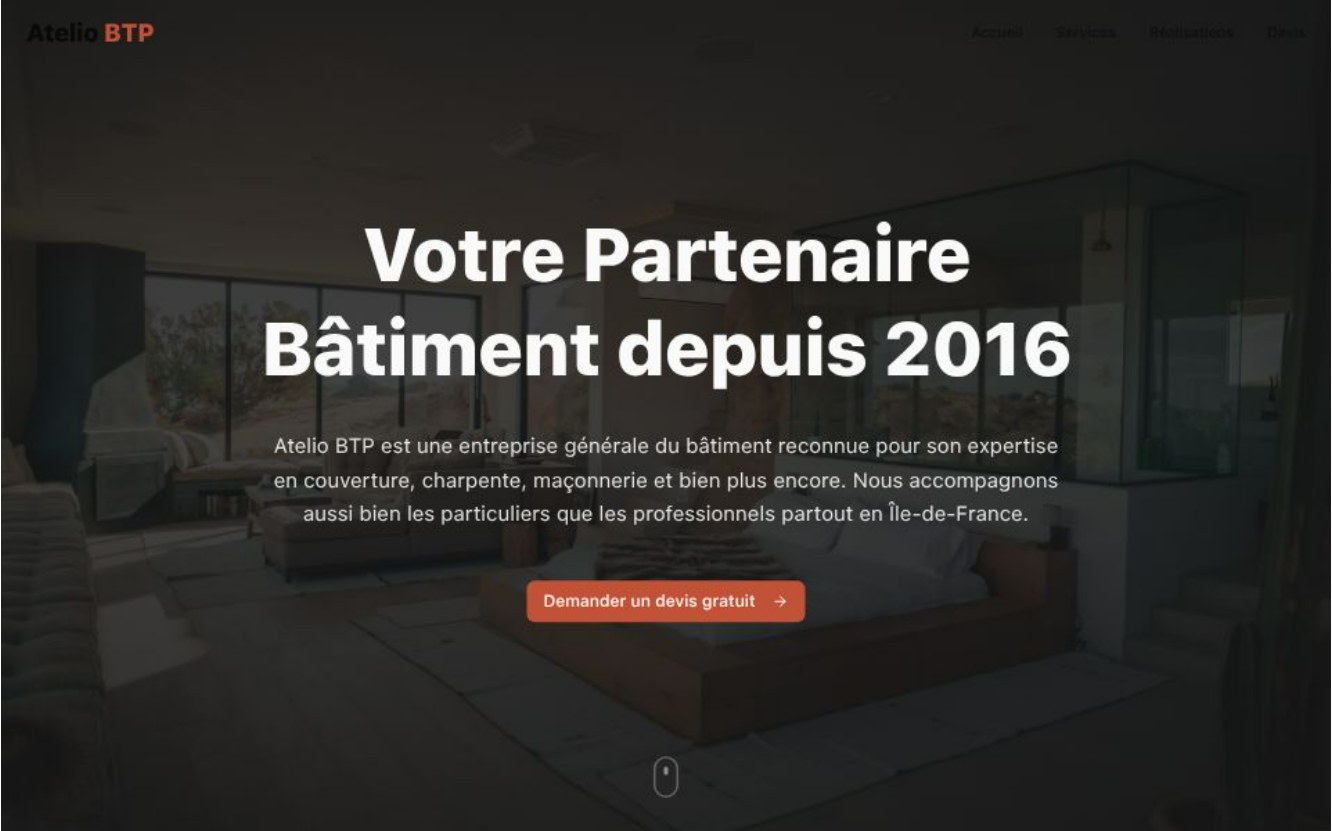 Atelio BTP - Construction & Batiment